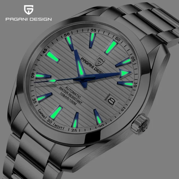 Pagani Design 40mm - Relógio Mecânico de Luxo - Vidro em Safira - Automático - Imagem 5