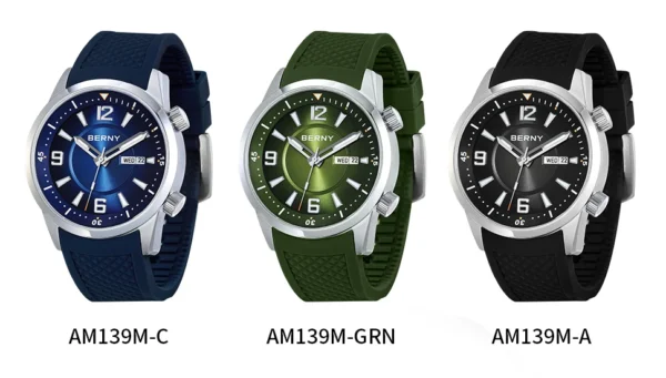BERNY AM139M - Relógio de Mergulho Automático Masculino! - Imagem 6