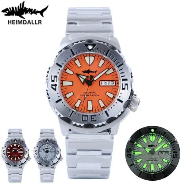 Heimdallr Monster V2 47,7mm Automático - Mergulho Profundo e Design Imponente - Imagem 7