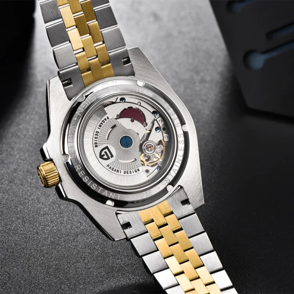 PAGANI DESIGN PD-1662 V5 – Relógio Automático GMT de Luxo com Bezel de Cerâmica - Imagem 4