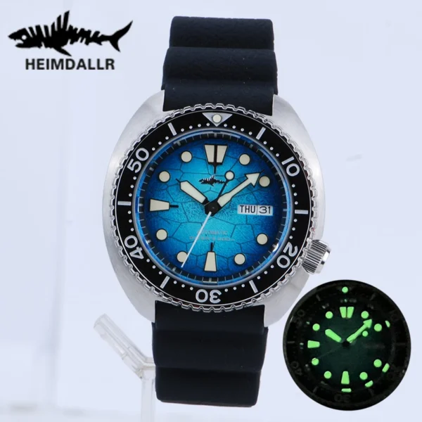 Heimdallr Esportivo Masculino Automático 41,5mm - Mergulho Vintage - Imagem 3