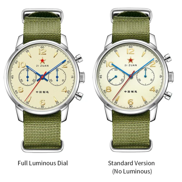 Tophill 1963 Chronograph – O Relógio Piloto Icônico com Movimento Seagull ST1901! - Imagem 5