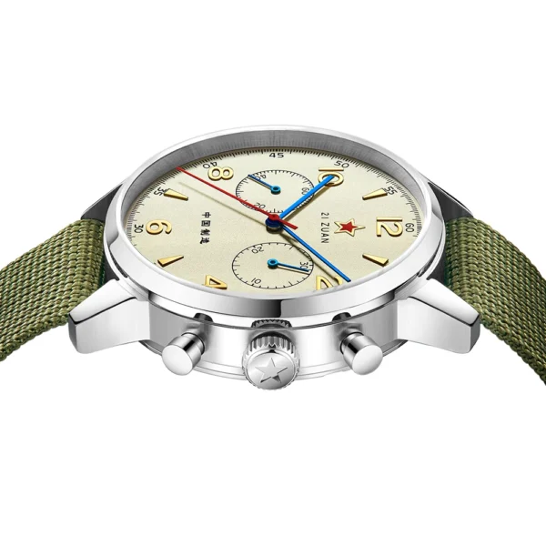 Tophill 1963 Chronograph – O Relógio Piloto Icônico com Movimento Seagull ST1901! - Imagem 4