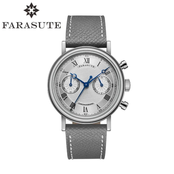 Farasute NL-007 42mm Quartz VK64 – Cronógrafo com Estilo e Precisão