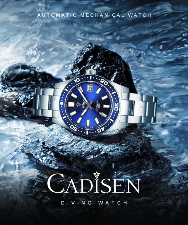 CADISEN - Relógio de Mergulho Automático Masculino - Imagem 5