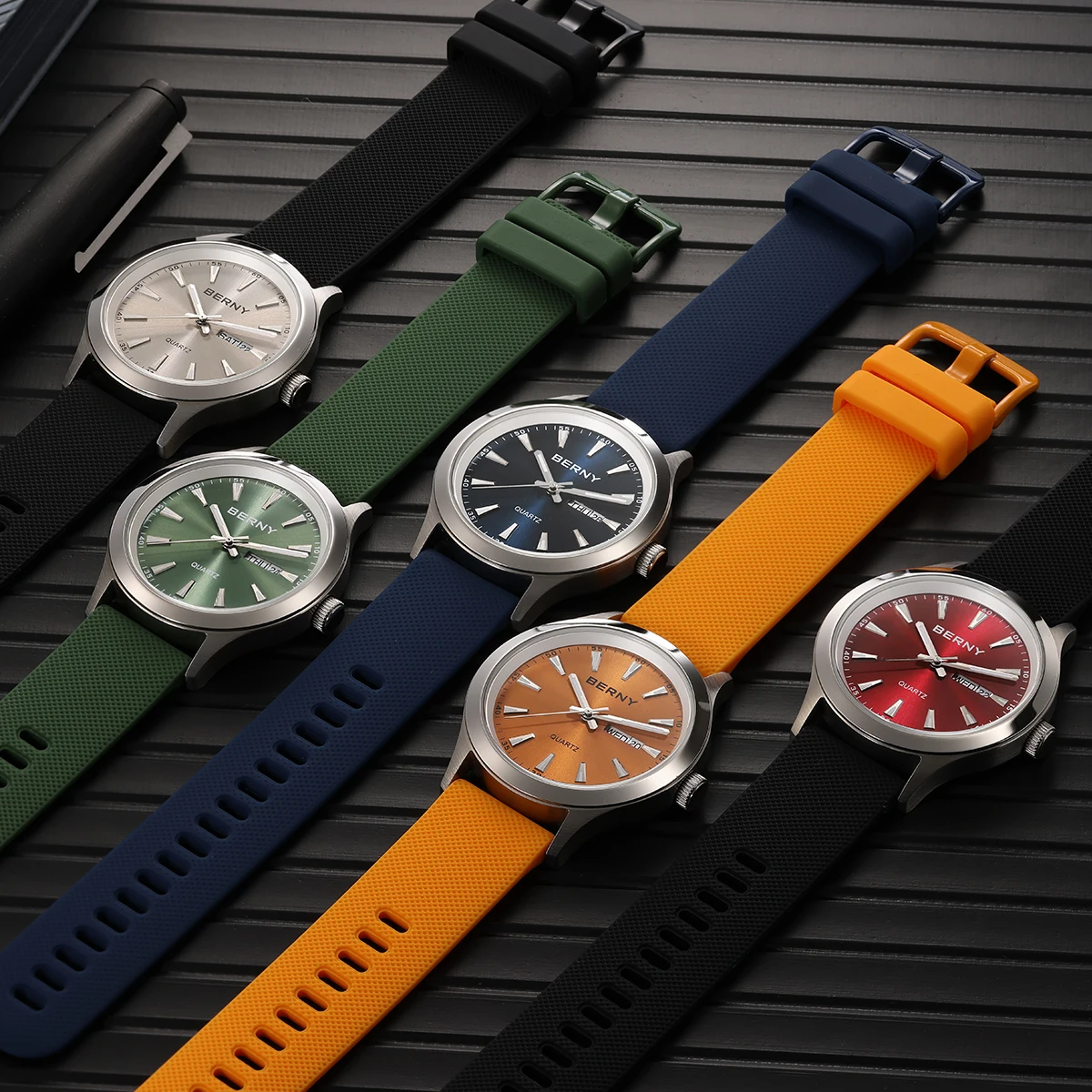 Berny 2676MS-RD – Sofisticação e Estilo com Mostrador Metálico - Imagem 2